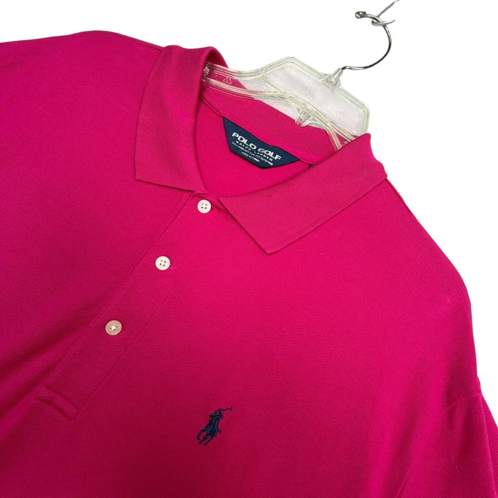 Polo Golf Ralph Lauren Polo Mens XXL Pink‎ Pima Cotton Broadmoor Golf Club